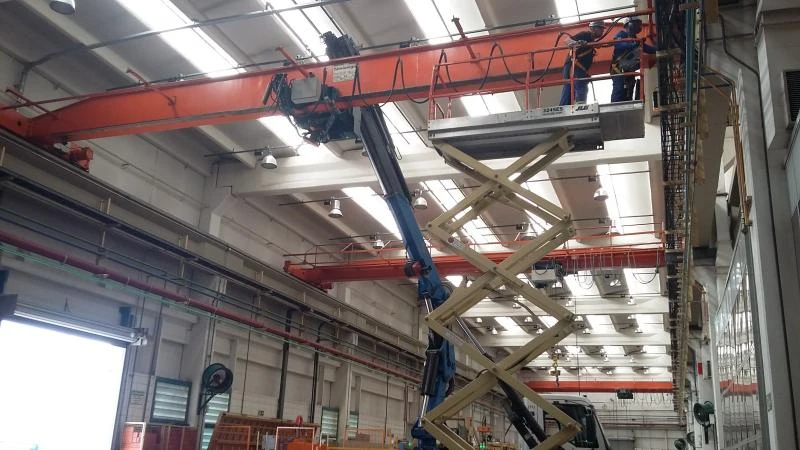 Manutenção ponte rolante demag